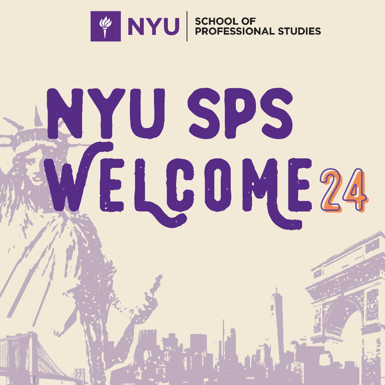 NYU SPS Welcome 2024 image