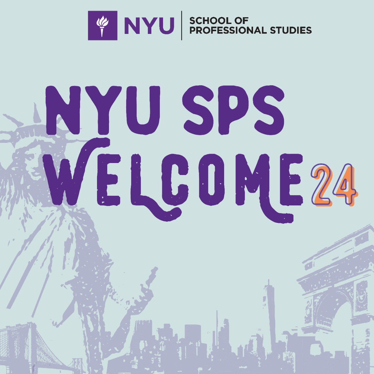 NYU SPS Welcome 2024 image